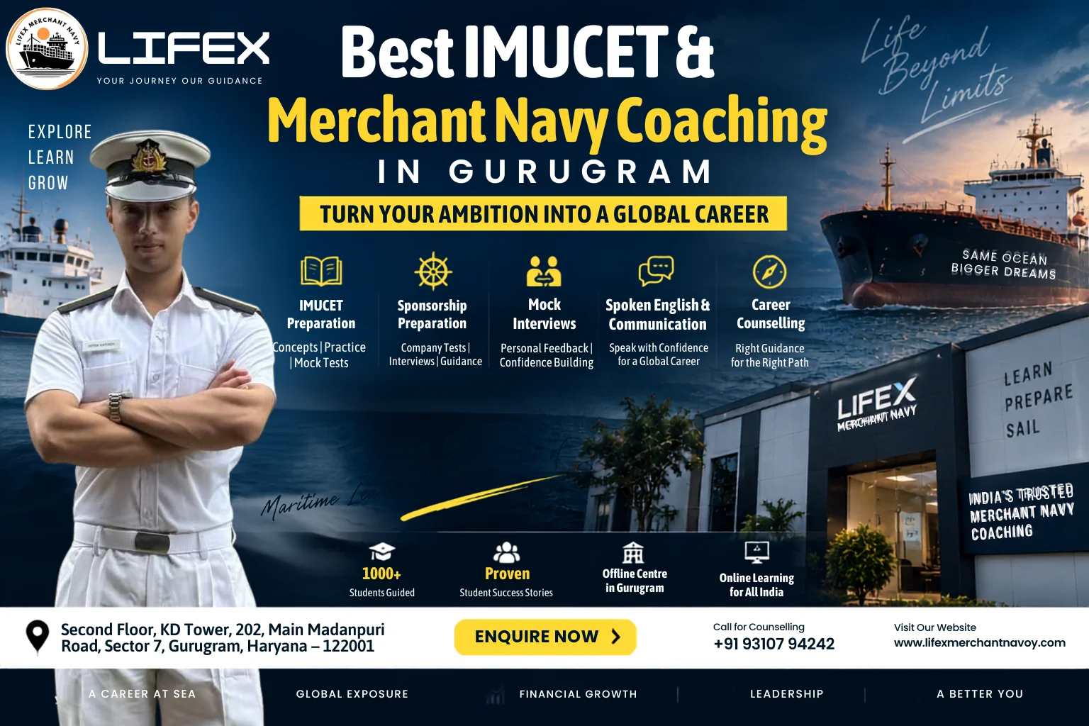 Best IMUCET & Merchant Navy Coaching in Gurugram
